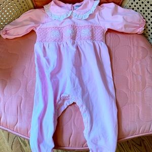 Smockingbird “Bow” smocked bubble